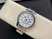 Rolxx Sky-Dweller White Dial Replica - Image 4