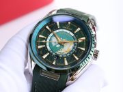 OMG Seamaster Aqua Teera 150 Meter Watch 41mm Diameter Greem Strap - Image 4