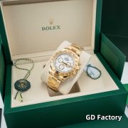 Rolxx Daytona Chronograph Gold Tone White Dial 116523 Oyster Size:40mm - Image 4