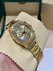 Rolxx Daytona Gold diamond time Size:40mm - Image 5