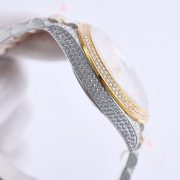 Rolxx Day-Date Full Diamond 40mm Luxury Steel Dial - Image 5