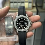 Rolxx Yacht-Master White Gold With Diamond Replica Size:40mm