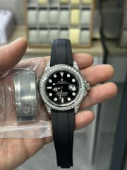 Rolxx Yacht-Master White Gold With Diamond Replica Size:40mm