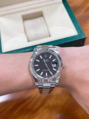 Rolxx Datejust Silver Replica - Image 8