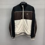 BLCG color college wind zipper jacket