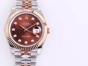 Rolxx Datejust 41mm 126331 Brown Replica - Image 6