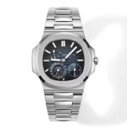 PP Nautilus 5712/1A Moon Phase Steel Blue Dial
