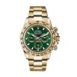Rolxx Daytona Oyster Yellow Gold Green Dial 116508 Size:40mm