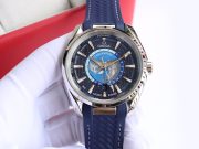 OMG Seamaster Aqua Teera 150 Meter Watch 41mm Gold Steel Diameter Blue Strap - Image 2