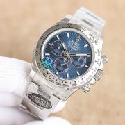 Rolxx Daytona White Gold Blue Dial Size:40mm - Image 2