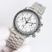 OMG Speedmaster 310.30.42.50.04.001 Movement 3861 Dial 42mm White Steel Strap - Image 2