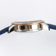 BRT Super Ocean 42mm Rose Gold Blue Rubber Braceket - Image 4
