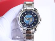 OMG Seamaster Aqua Teera 150 Meter Watch 41mm Gray Diameter 316l Stainless Steel Strap - Image 10