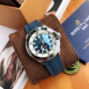 BRT Super Ocean 44mm Blue Rubber Bracelet - Image 3