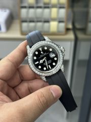 Rolxx Yacht-Master White Gold With Diamond Replica Size:40mm - Image 3