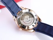 OMG Seamaster Aqua Teera 150 Meter Watch 41mm Gold Steel Diameter Blue Strap - Image 9