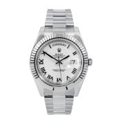 Rolxx Day-Date Roman White Dial Replica