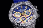 Rolxx Daytona Cosmograph Color Fish Pattern Dial Size:40mm - Image 8