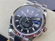 Rolxx Sky-Dweller Black Dial Replica - Image 13