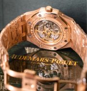 APS Rose Gold Blue Dial Replica - Image 7