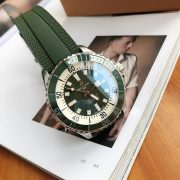 BRT Super Ocean 44mm Green Rubber Bracelet - Image 5