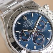 Rolxx Daytona White Gold Blue Dial Size:40mm - Image 5