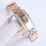 Rolxx Day-Date Full Diamond 40mm Luxury Red Dial - Image 7