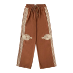 'APPLIQUE'' RELAXED LOUNGE PANT "Brown" 251 MPT096A SOFTBRN