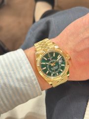 Rose Gold Sky-Dweller Replica