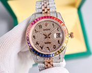 Rolxx Oyster Datejust Arabia Full Diamonds Deluxe 41mm