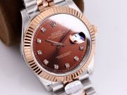 Rolxx Datejust 41mm 126331 Brown Replica - Image 3