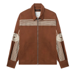 'APPLIQUE'' TRACK JACKET "Brown" 251 MJK117A SOFTBRN