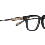 18K Gold Plated Black Glasses "Ambidixtrous" CHRM0830