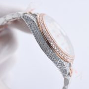 Rolxx Day-Date Full Diamond 40mm Luxury White Dial - Image 5