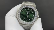 PP Nautilus Green Replica White Diamond - Image 3