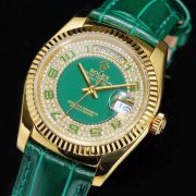Rolxx Day-Date Belt Green Enamel full of Stars 36mm - Image 8