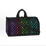L X V Keepall Bag LED Rainbow Lights Size：50x29x23CM