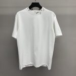 BLCG neckline hardware perforated T-shirt