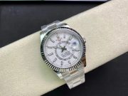 Rolxx Sky-Dweller White Dial Replica - Image 5