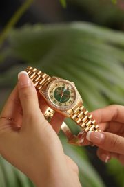 Rolxx Datejust Green Dial Replica - Image 5