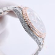 Rolxx Day-Date Full Diamond 40mm Luxury Red Dial - Image 5