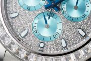 Rolxx Daytona Ice Blue Full Diamond Size:40mm - Image 3