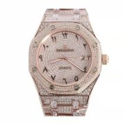APS Royal Oak Iced Out Rose Gold Replica