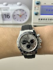 Rolxx Daytona White Gold Black Size:40mm - Image 6