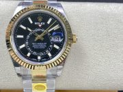 Rolxx Steel Gold Jubilee Sky Dweller Replica - Image 2