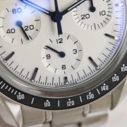 OMG Speedmaster 310.30.42.50.04.001 Movement 3861 Dial 42mm White Steel Strap - Image 5