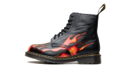 1460 Pascal Flame Arcadia Rub Off Leather Boots "Black / Red / Yellow" 41517001