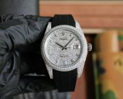 Rolxx Datejust Full Diamond Deluxe White Gold 41mm Luxury