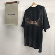 BLCG Sanskrit lettering industrial paint T-shirt - Image 4