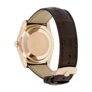 Rolxx Day-Date Black Leather Replica - Image 7